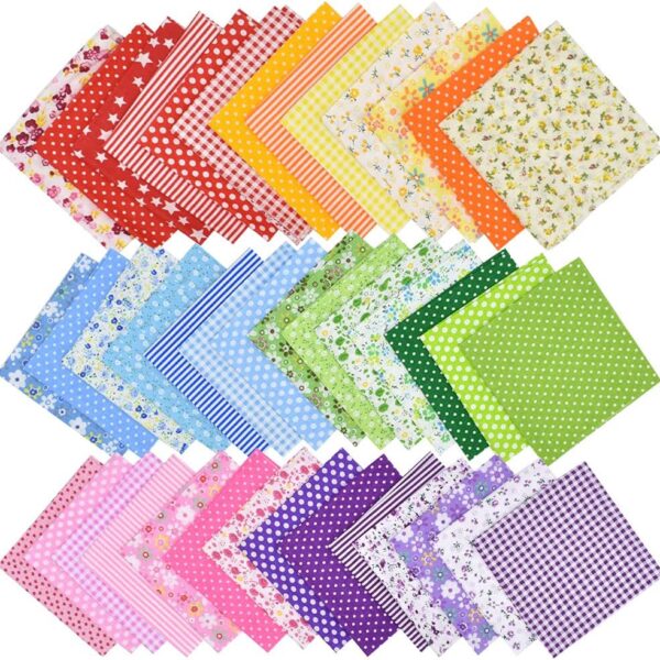 Quilting Cotton Fabric Squares 42 Pack Floral