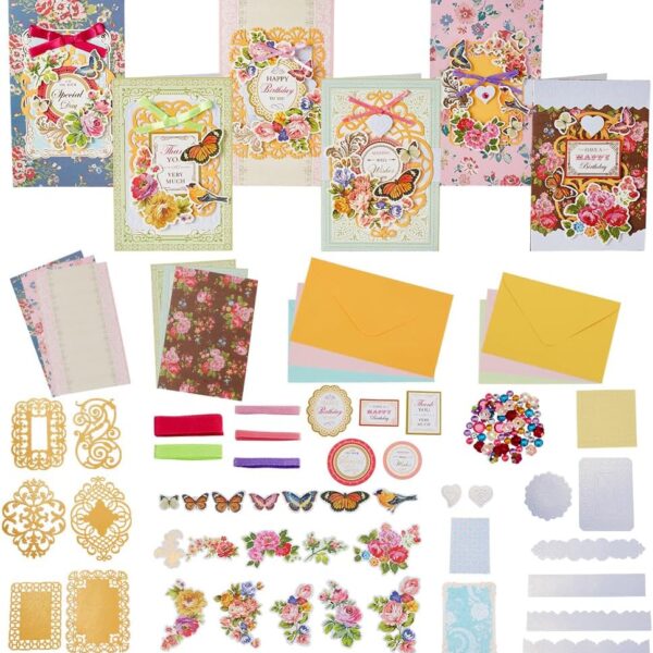 DIY Greeting Card Kit Flowers Theme Craft Set