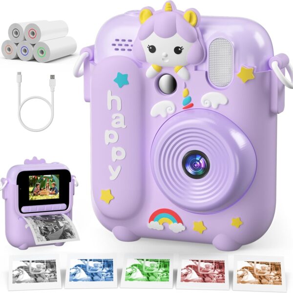 Instant Print Kids Camera Digital Selfie Craft Kit