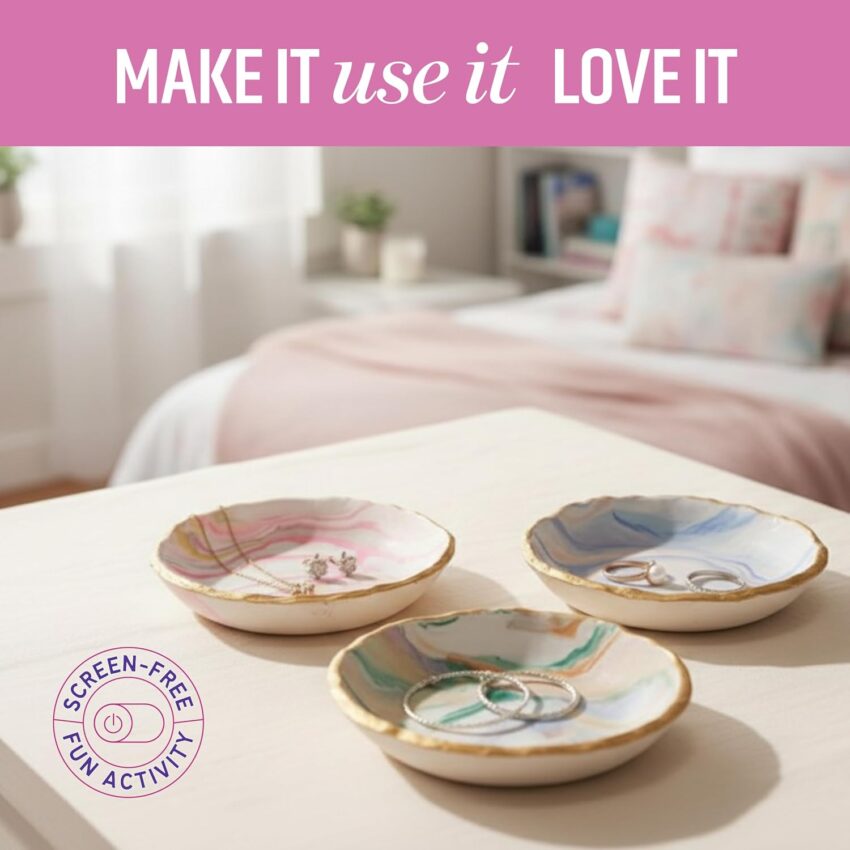 Jewelry Dish DIY Clay Craft Kit for Kids