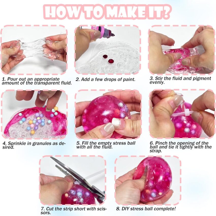 DIY Stress Ball Squishy Craft Kit Anxiety Relief