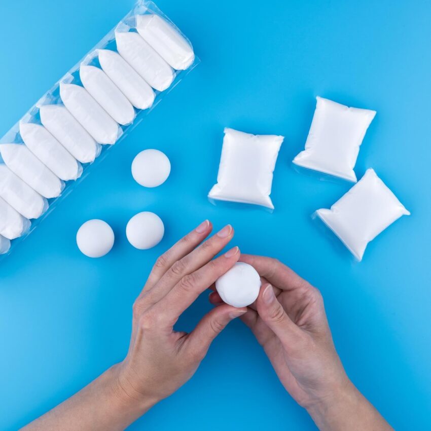 36 Pack White Air Dry Foam Clay Set