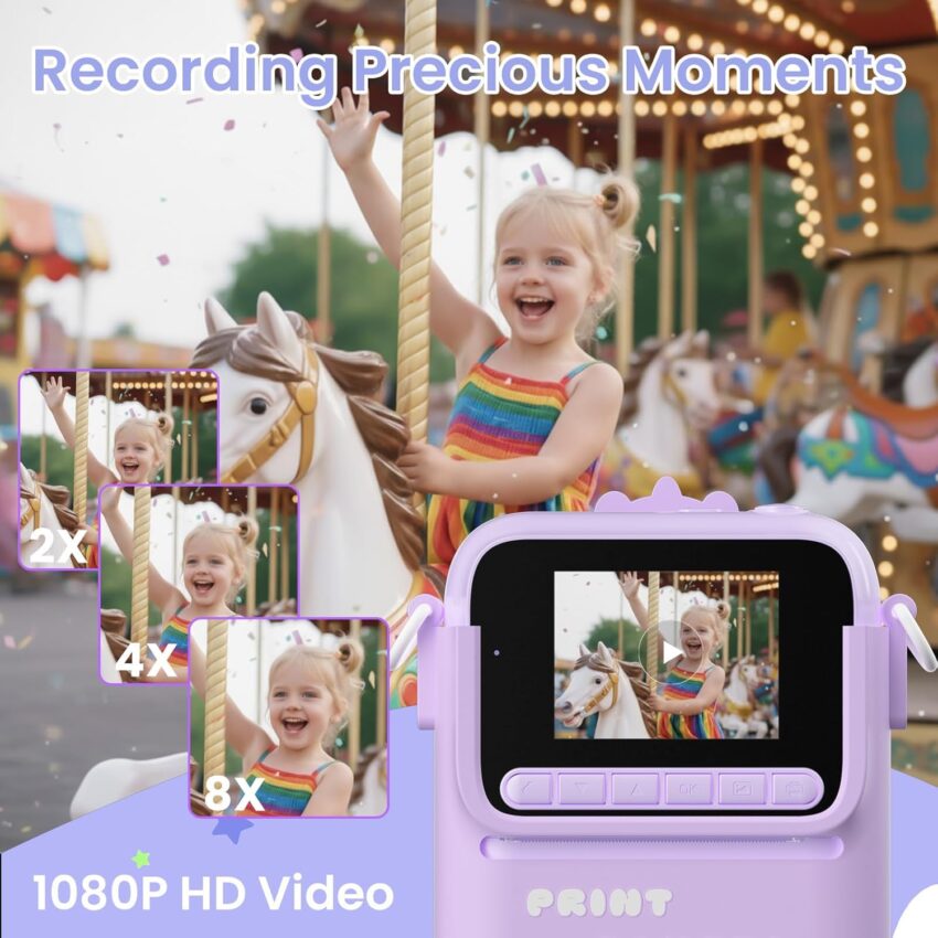 Instant Print Kids Camera Digital Selfie Craft Kit