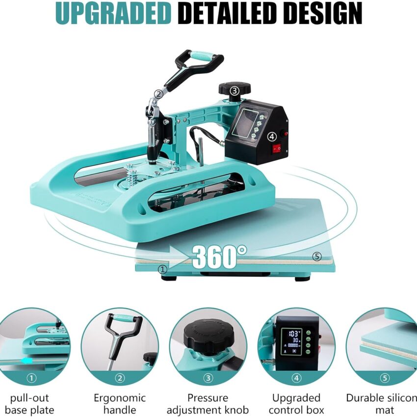 Professional Sublimation Crafting Fabric Heat Press Cutting Machine