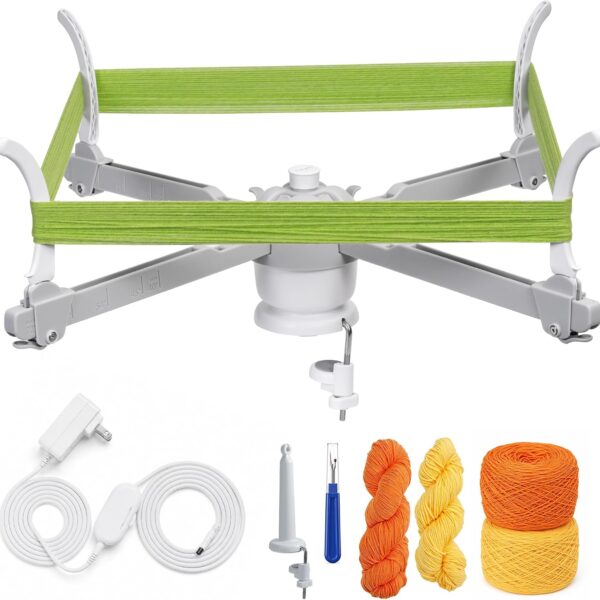 Automatic Yarn Swift Umbrella Winder for Crocheting