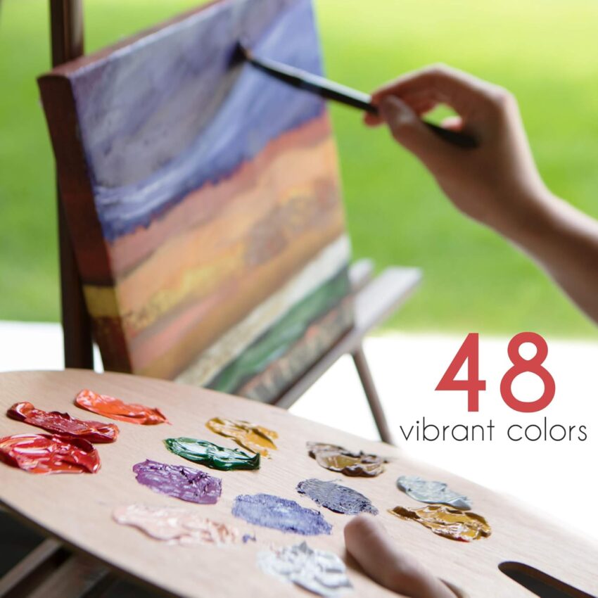48 Color Oil Paint Tube Set for Artists