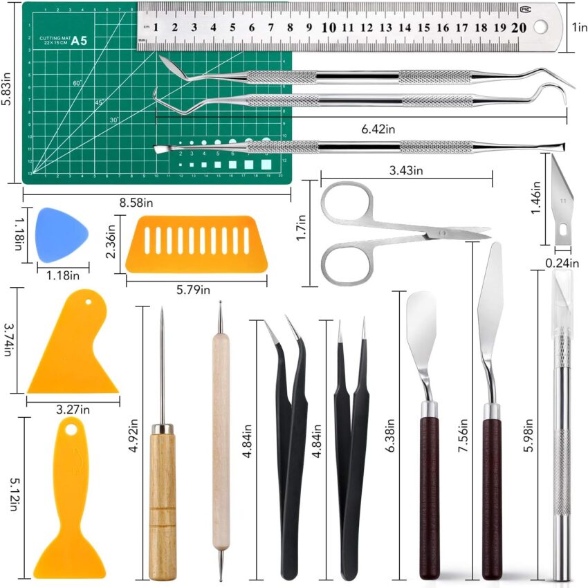 Precision Vinyl Weeding Tools Heat Press Craft Kit