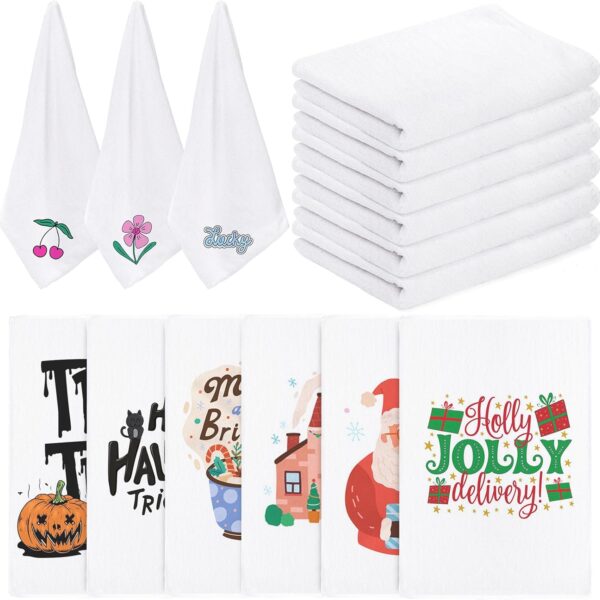 Bulk Sublimation Blank Towels Heat Press Craft Set