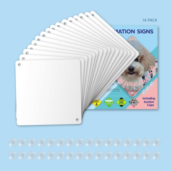 Metal Sublimation Blank Signs Heat Press Craft Set
