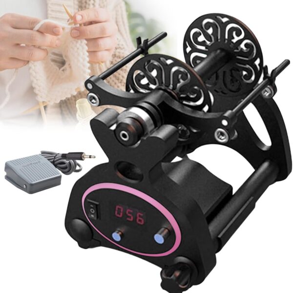 Mini Electric Yarn Winder Spinning Wheel Knitting