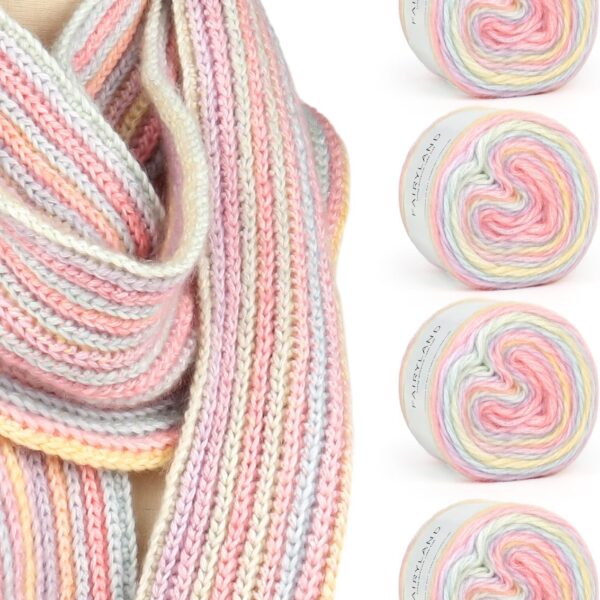 Gradient Cake Yarn for Crochet and Knitting
