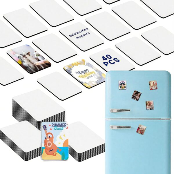 Square Sublimation Magnet Blanks Heat Press Craft Accessory