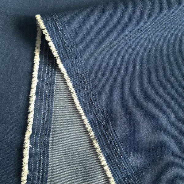 Navy Blue Denim Fabric One Yard Material