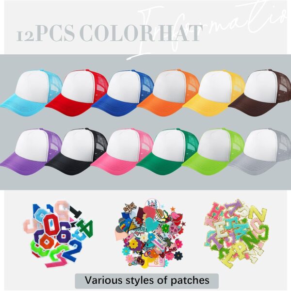 Sublimation Blank Trucker Hats Heat Press Craft Kit