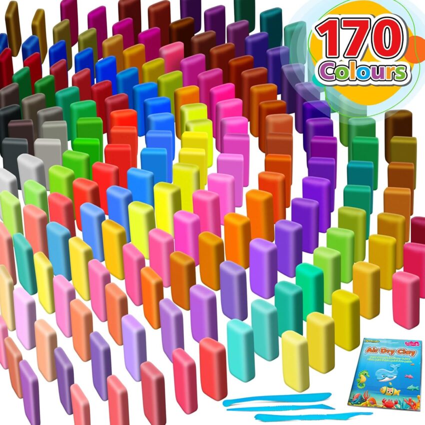 Air Dry Clay 170 Colors DIY Modeling Set