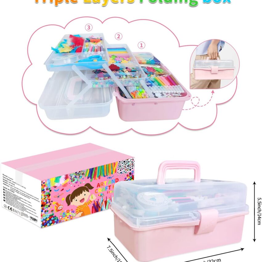 Kids Arts and Crafts Supplies Set 3000 Pieces