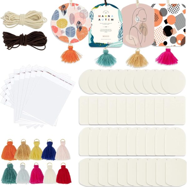 Sublimation Blank Air Fresheners Heat Press Craft Set