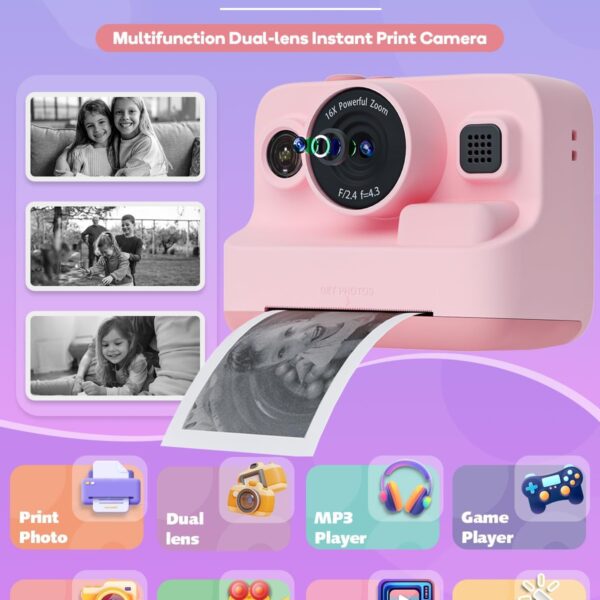 Kids Instant Print Camera Craft Digital Craft Photo Kit