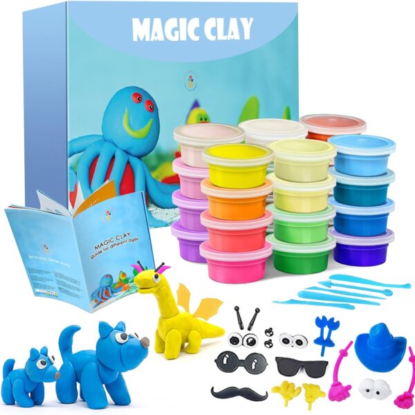 24 Color Air Dry Clay Kids Craft Set