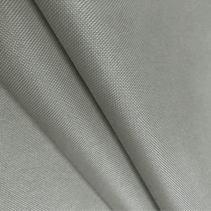 Silver Grey Waterproof Canvas Outdoor Fabric Yard