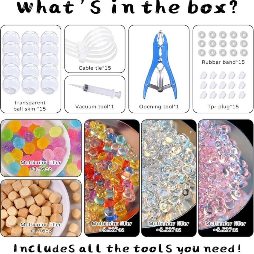DIY Stress Ball Squishy Making Kit for Kids