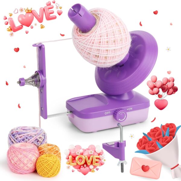 Electric Crochet Yarn Winder for Knitting Projects