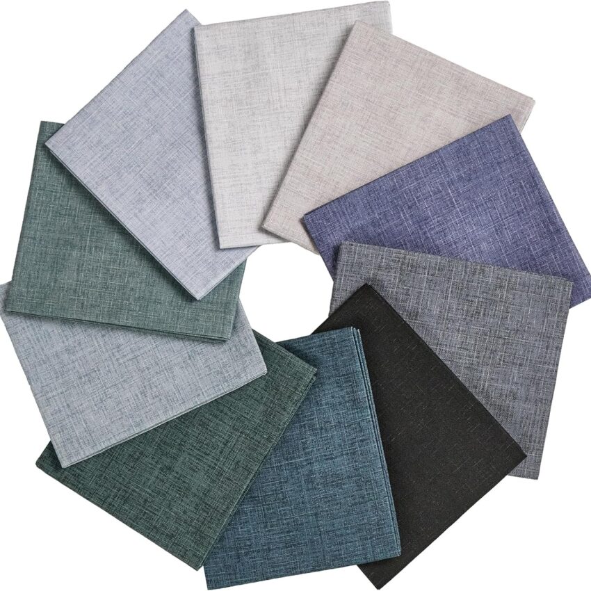 Monochrome Tweed Tonal Cotton Quilting Fabric 10