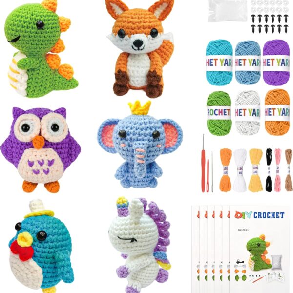 Beginner Crochet Kit Christmas Knitting Tutorials
