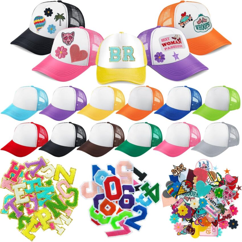 Sublimation Blank Trucker Hats Heat Press Craft Kit