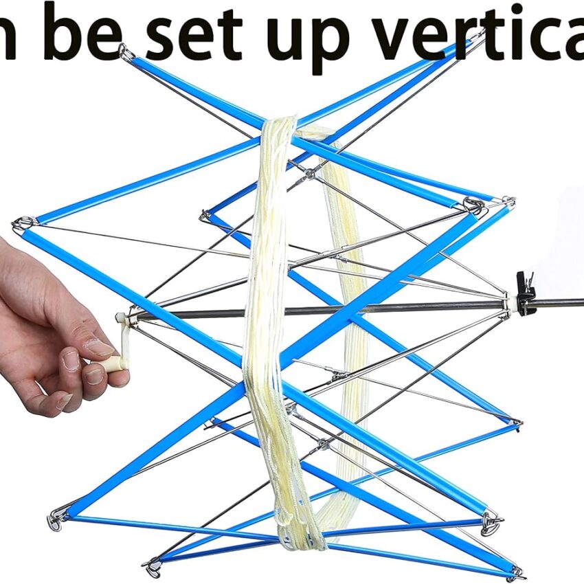 Umbrella Yarn Swift Winder with Storage Case