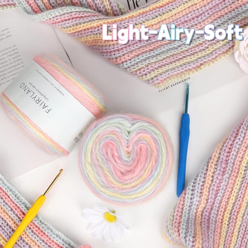 Gradient Cake Yarn for Crochet and Knitting