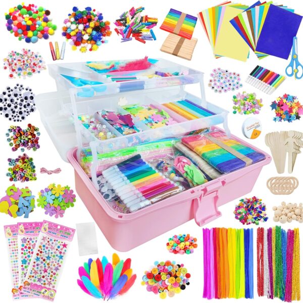 Kids Arts and Crafts Supplies Set 3000 Pieces