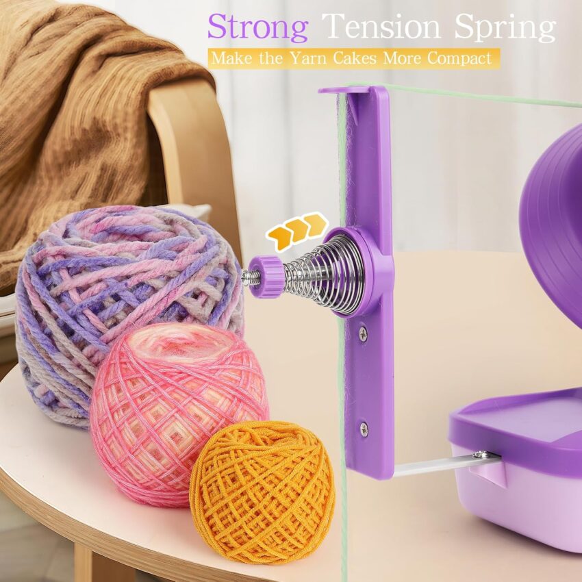 Electric Crochet Yarn Winder for Knitting Projects