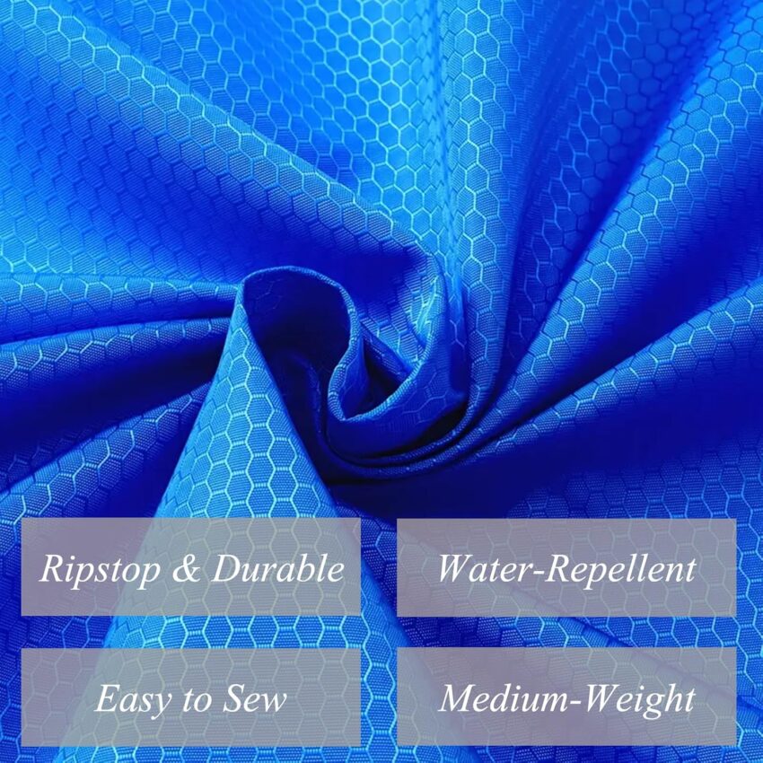 Navy Blue Waterproof Oxford Outdoor Fabric Three