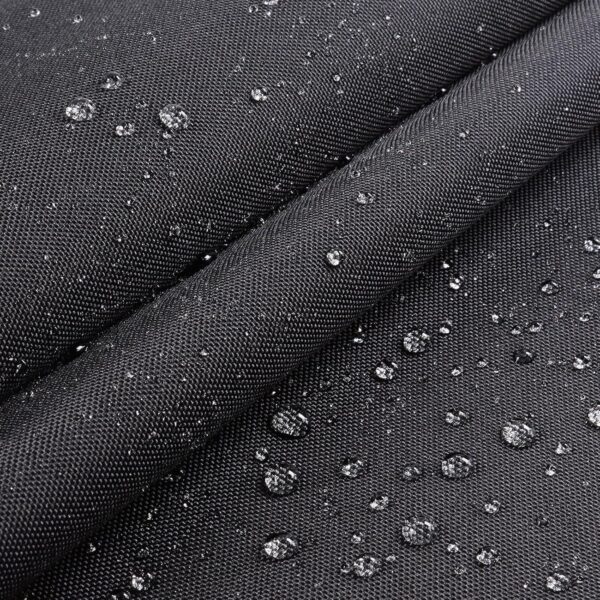Black Marine Waterproof Canvas Outdoor Fabric Yard