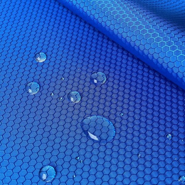 Navy Blue Waterproof Oxford Outdoor Fabric Three