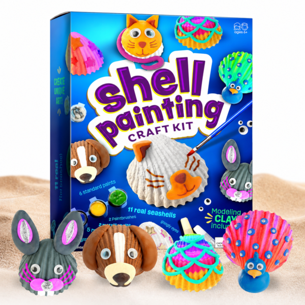Kids Sea Shell Painting Craft Kit for Ages