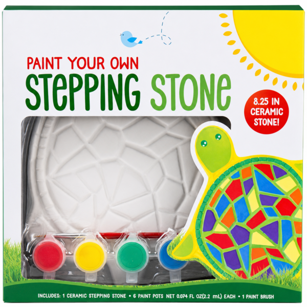 Mosaic Turtle DIY Stepping Stone Painting Kit