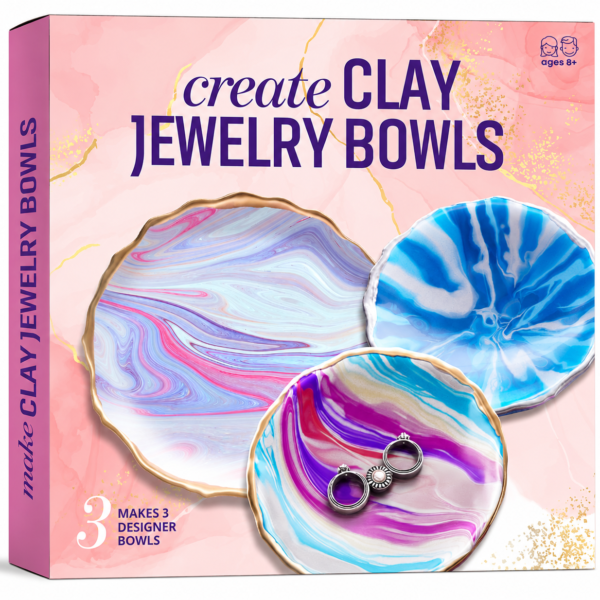 Jewelry Dish DIY Clay Craft Kit for Kids