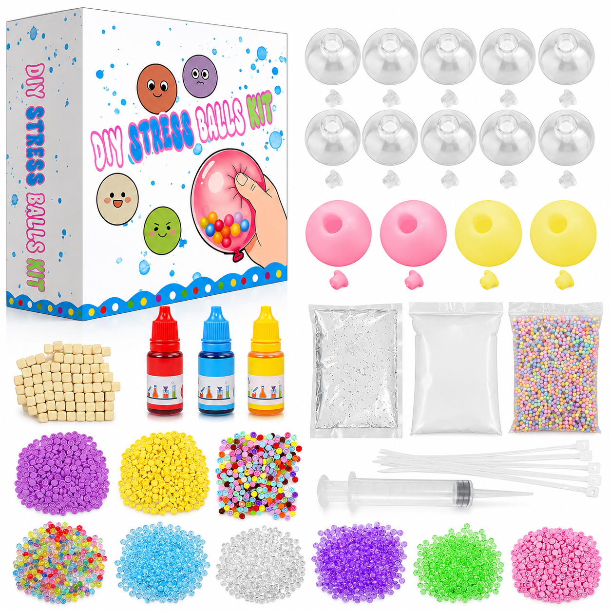 DIY Stress Ball Squishy Craft Kit Anxiety Relief