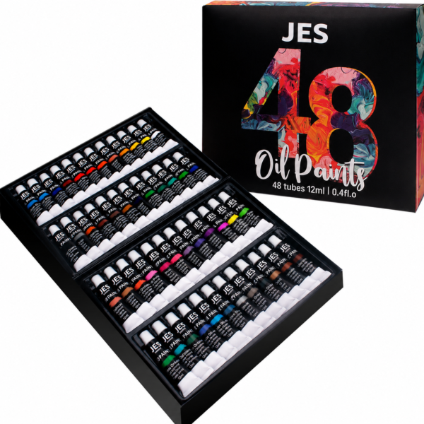48 Color Oil Paint Tube Set for Artists