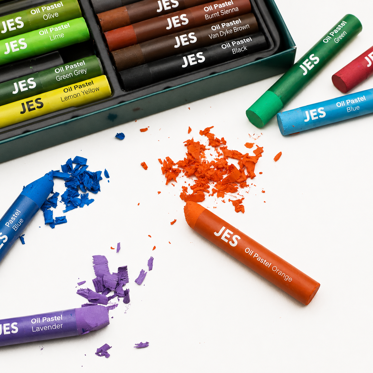 48 Color Soft Oil Pastels for Artists - Image 4