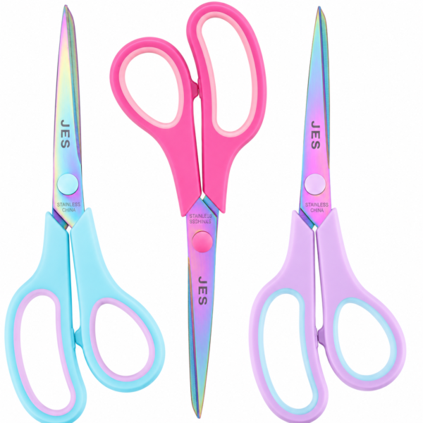 Heavy Duty Titanium Scissors 3 Pack for Sewing
