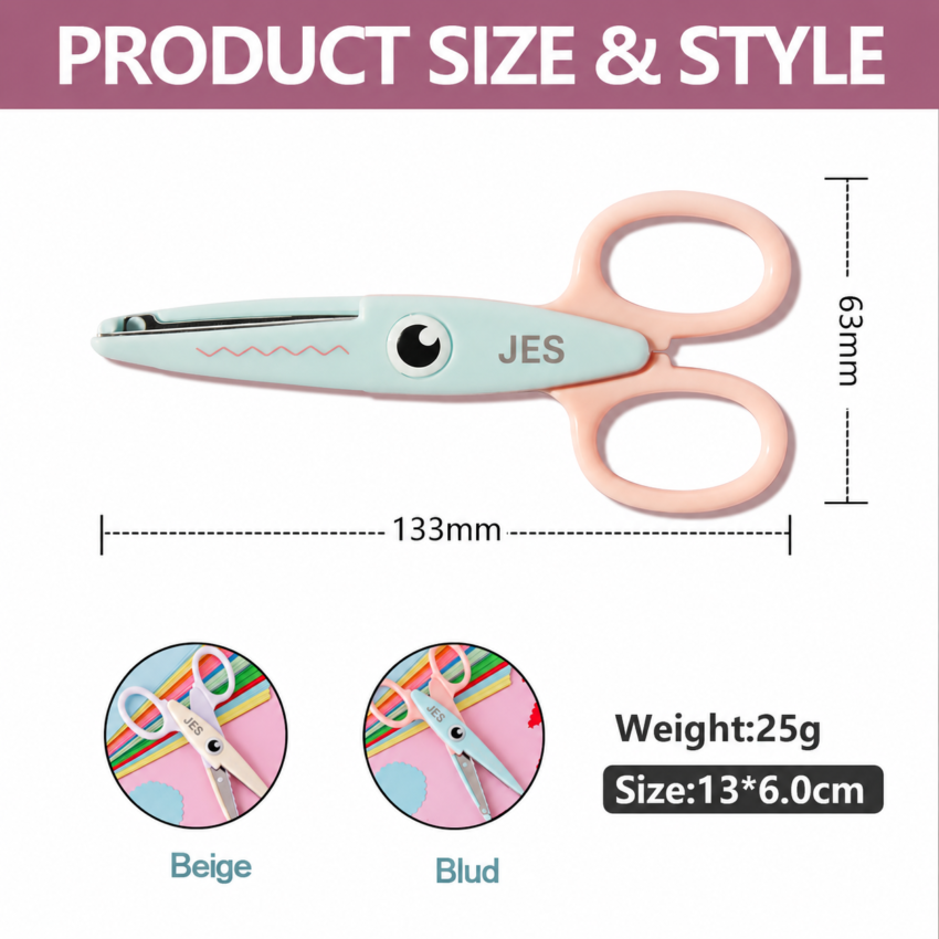 Decorative Edge Craft Scissors 2 Pack Needlework