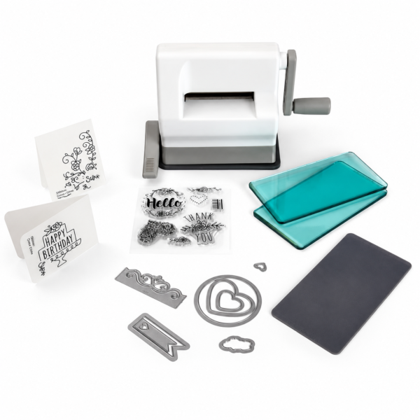 Portable White Crafting Fabric Die Cutting Machine
