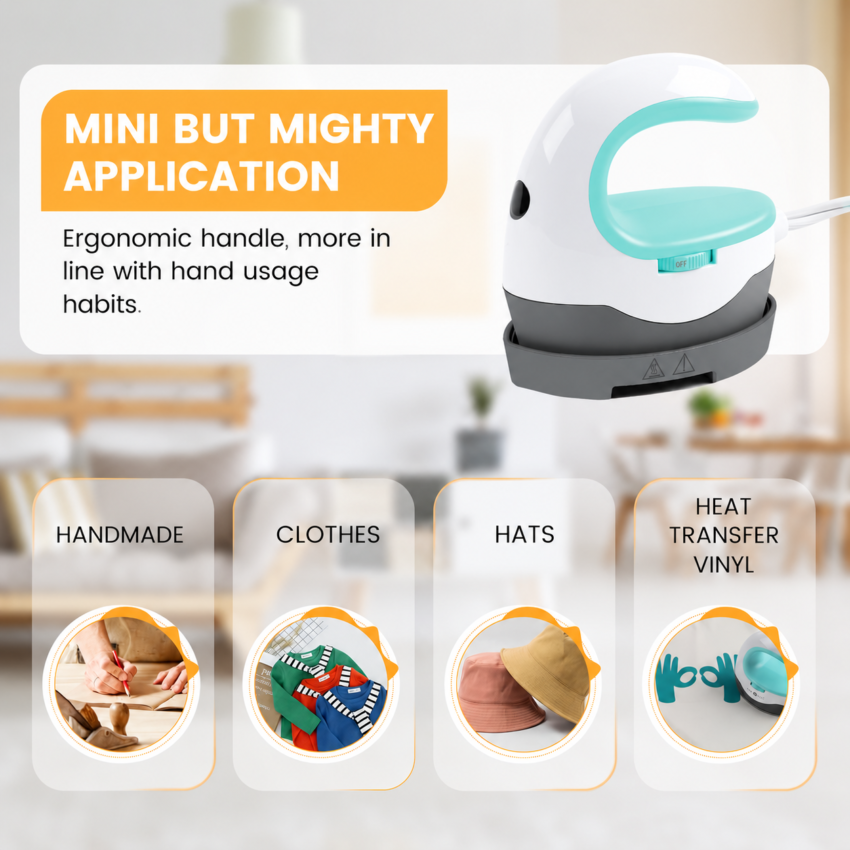 Mini Portable Crafting Fabric Heat Press Cutting Machine