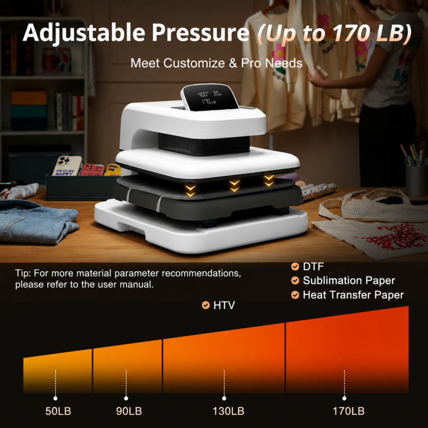 Automatic Adjustable Crafting Fabric Heat Press Cutting Machine