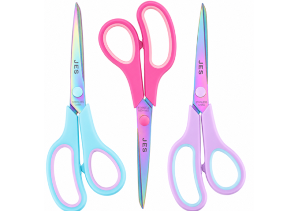 Heavy Duty Titanium Scissors 3 Pack for Sewing