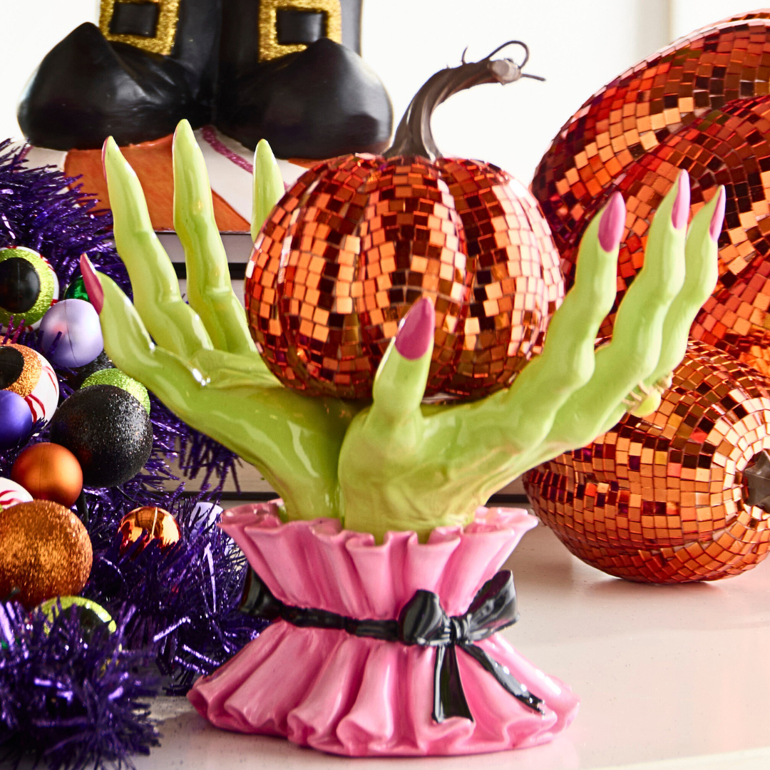 Decorative Witch Hands Halloween Tabletop Display Accent Pair