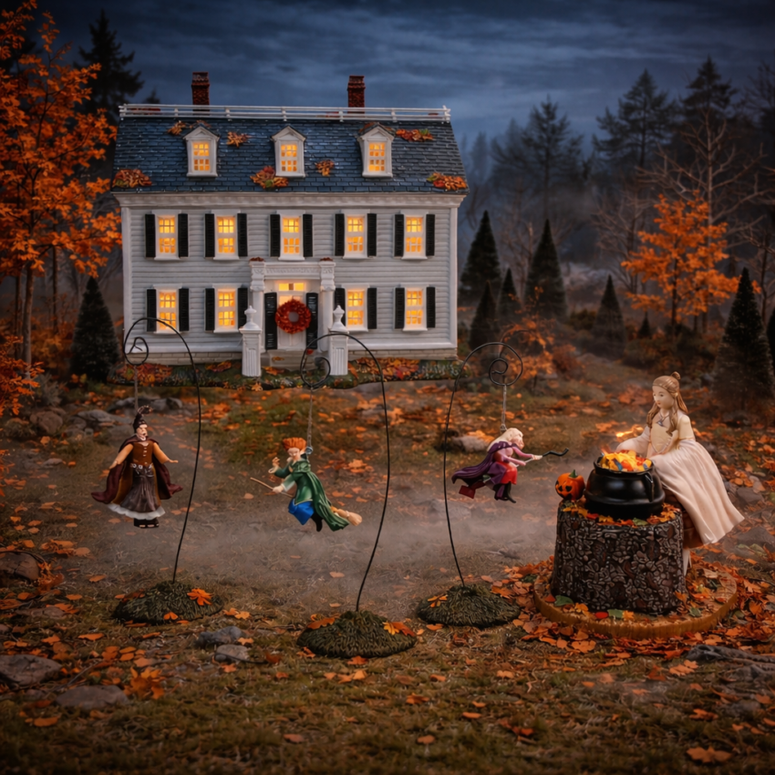 Hocus Pocus 2026 Halloween Village Display Set